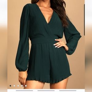 Dark Green Romper